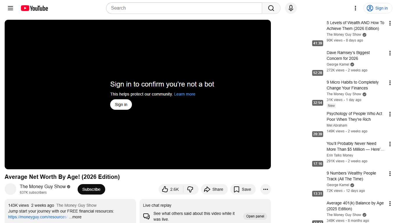 Average Net Worth By Age! (2026 Edition) - YouTube